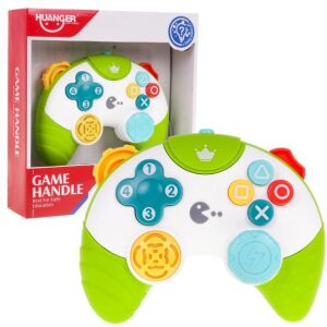 Farebný interaktívny joystick so zvukovými a svetelnými efektmi