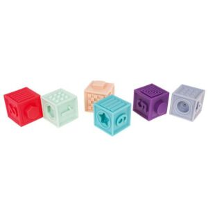 Kaichi Texture Grip Balls Set de jucării senzoriale pentru bebeluși, 16 piese, include bile texturate, blocuri și jucării în formă de animale - OEM Jocuri si jucării educative