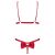 Komplet biustonosz stringi obsessive rubinesa s/m 119883004