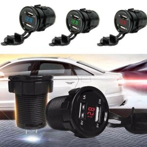 Autóba szerelhető USB gyors töltő adapter mobileszközök számára 113901577 - Autós töltő