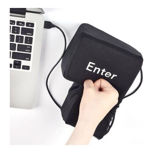MegaEnter, Nagyméretű Enter Billentyű Gomb Fekete Színben 113906653
