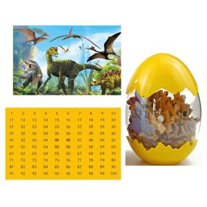 Dinós puzzle tojásban piros - Kreatív építőjáték gyerekeknek 113908760 - Puzzle & Kirakó