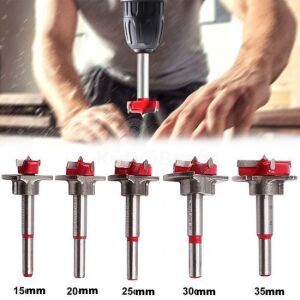 Zsanérlyuk fúró készlet (5 db) - Precíziós fúrás bútorszereléshez 113910012 - Fúrók és csavarozó kiegészítő