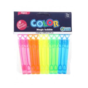 Színes buborékfújó rudak készlet, 10 darabos gyermek szórakoztató játék készlet 113913285 - Homyl