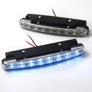 8 LED DRL nappali menetfény autókhoz – energiatakarékos és stílusos világítás 113913797