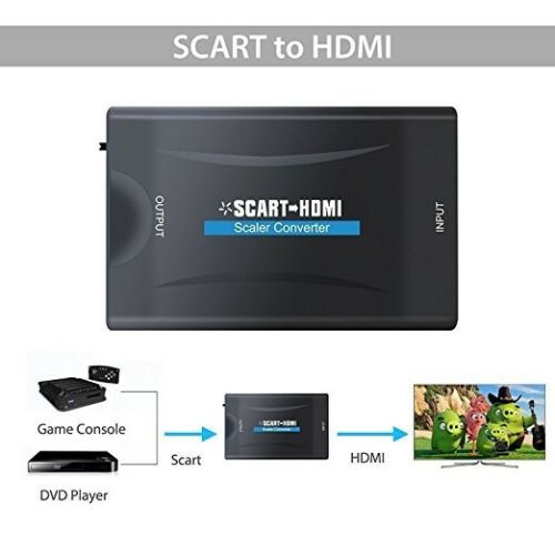 SCART HDMI Átalakító Adapter - Analóg-Digitális Jelátalakítás TV-hez és Monitorhoz 113914041