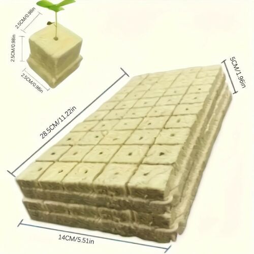 100db Föld nélküli Hidroponikus Palánta Nevelő Kocka Készlet 113916096