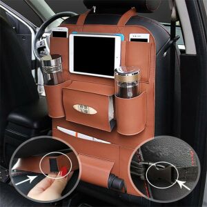 Autós Ülésvédő és Háttámlavédő Tároló és Rendező Többfunkciós Kiegészítő 113917493 - Háttámla- és ülőfelületvédő