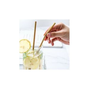 8 darabos fémből készült szívószál készlet, többszintű környezetbarát tisztító eszközzel 113918306 - Szívószál