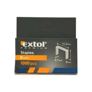 EXTOL PREMIUM Heftklammern (11,3×0,52×0,7); 10mm, 1000 Stk. 113919805 - Extol