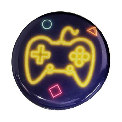 Gamer Yo-Yo neon gamepad mintával, 5 cm átmérő