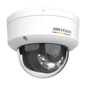 Hikvision DS-2CD1167G2H-LIU-2,8mm 6MP ColorVu Kupola Biztonsági Kamera, Dual Light, 2.8mm objektív, IR 30m, WL 30m, Mic, PoE, IK08 - Hikvision Biztonsági kamera