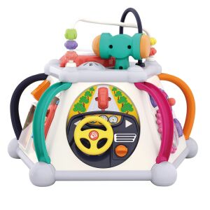 Hola Tevékenységi Piramis, interaktív játék babáknak fényekkel, hangokkal és tevékenységekkel - Hola