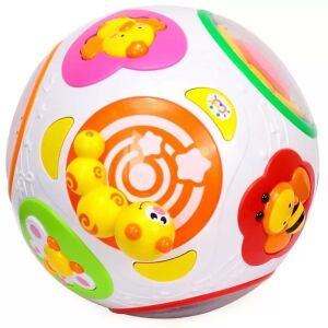 HolaToys Catch-Me Activity Ball, interaktív baba játék fényekkel és hangokkal, 6 hónapos kortól - Hola