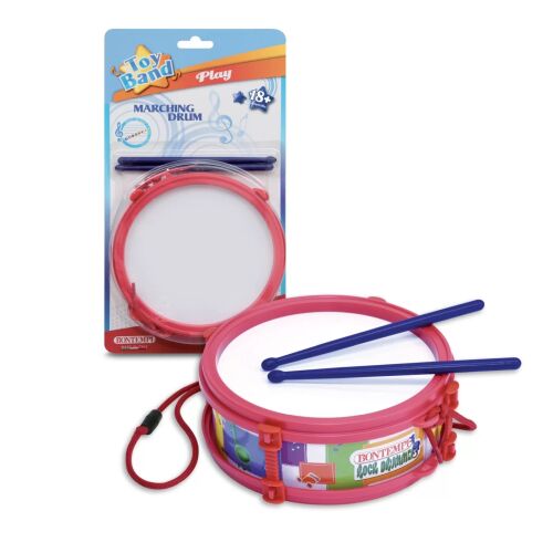 Menetelő dob 2 bottal, gyerekeknek