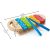 Hape Szivárvány Xilofon méretei, 10.83 hüvelyk hosszú, 5.4 hüvelyk széles, 4.33 hüvelyk magas, fából készült játék xilofon babáknak, zenei játék kisgyermekeknek, korai gyermekkori fejlesztő játék