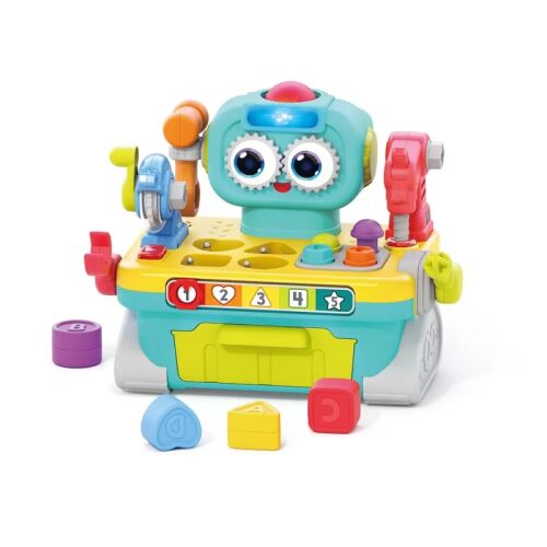 9 az 1-ben Robot Műhely játék kisgyermekeknek, interaktív eszközökkel, fényekkel és hangokkal - Baba és tipegő