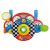 WinFun Baby Learning Steering Wheel játék, amely a tükörrel, gombokkal és lámpákkal ellátott elülső oldalát mutatja
