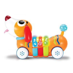 Ferngesteuertes Spielzeug-Welpen mit Rädern, Lichtern und Geräuschen, lernen von Buchstaben und Formen - Babys & Toddler