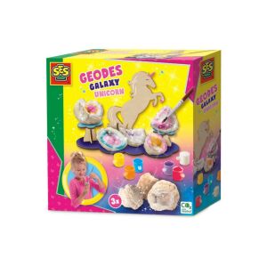 Zestaw do Rękodzieła SES Creative Geodes Galaxy Unicorn Kamienie dekoracyjne 113922127 - SES Creative