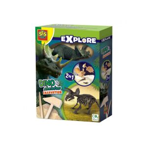 Erkunden Sie den fossilen 2-in-1-Triceratops 113922188 - Wissenschaftliche und Entdeckerspiele