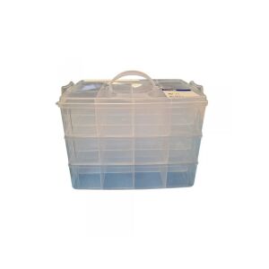 PlayBox: Átlátszó 36 rekeszes tárolódoboz 3 szintes 113922403 - Playbox