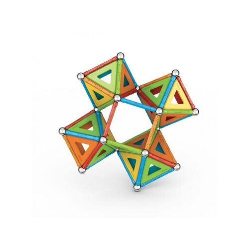Set de constructii magnetice reciclate Geomag Super Color, 114 buc 113922440