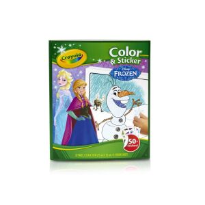 Crayola Farbe und Sticker Book Gefrorenes 113922669 - Kinderheft mit Stickern