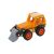 Small Foot narancssárga fa játék építőgép homlokrakodóval