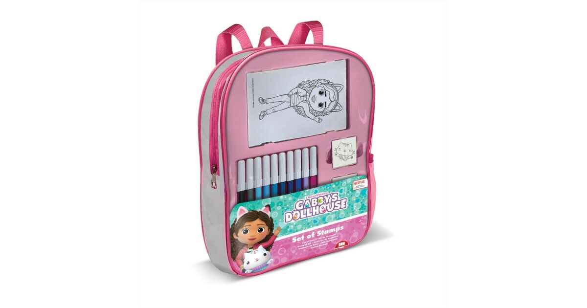 Multiprint: Stempelset im Rucksack Gabby s Dollhouse | Pepita.com
