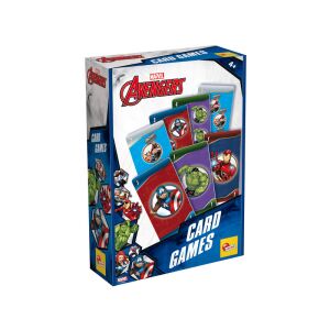Pudełko z grą karcianą Lisciani Marvel Avengers, odpowiednie dla dzieci w wieku 4+ - Gra karciana