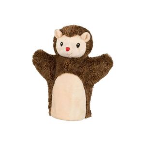 Goki sün kézbábu, 24cm, barna plüss, gyerekeknek - Goki