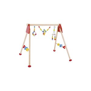 Goki Szivárvány Baba Tornáztató - Fa Játékállvány Lógó Játékokkal - Goki