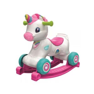 Clementoni: 3 w 1 interaktywna huśtawka jednorożec