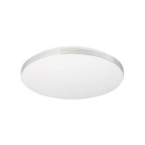 LED lámpatest , mennyezeti , 18W , természetes fehér , kerek , fehér/króm , Rábalux , OSCAR 113924926 - Rábalux