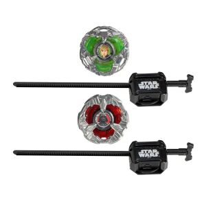 Beyblade X Star Wars Luke Skywalker срещу Darth Vader въртящи се пумпали с пускови устройства - Hasbro
