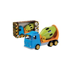 Betonkeverő teherautó puha kerekekkel