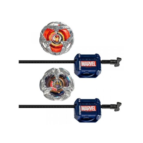Beyblade X Marvel Collab: Vasember vs. Thanos 4-80B X Venom 4-60B játékszett - Hasbro