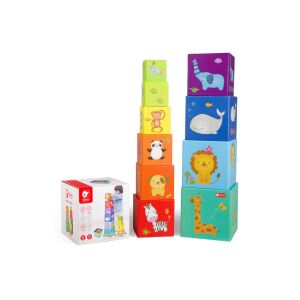 Classic World rakosgatható blokkok számok és állatok, 10 db.