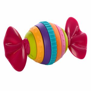 Hola Toys Rázós Csörgő Cukorka, színes baba játék az érzékszervi fejlődéshez és a fogzáshoz - Hola