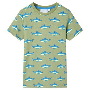 vidaXL Világos keki gyerekpóló 140 113930933 - Gyerek blúz, ing