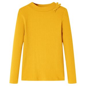 vidaXL Okker hosszú ujjú gyerekpóló 104 113941867 - Gyerek blúz, ing