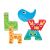 Pet Realm Układanka z Zwierzętami do Układania, 12-elementowy zestaw, kolorowe bloki ze zwierzętami dla niemowląt, gra w układanie i dopasowywanie