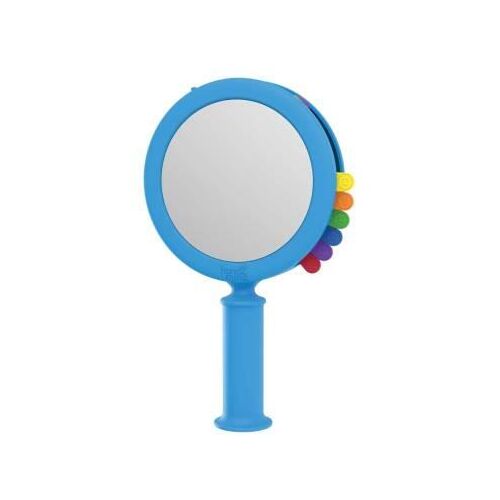 Hand2Mind See My Feelings Mirror, синьо огледало с цветни плъзгащи се изображения, показващи различни емоции, за деца, за да се учат за чувствата