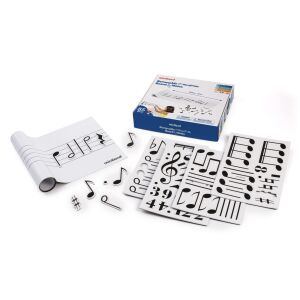Tragbares Set mit 85 magnetischen Musiknoten