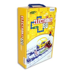 Miniland Electrokit 88 kit de construcție a circuitelor electronice pentru copii - Jocuri stiintifice si exploratori