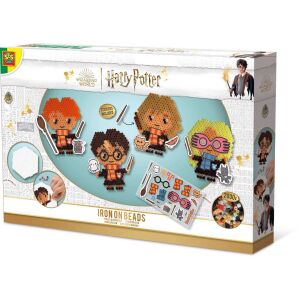 Harry Potter Vasalható Gyöngyök Szett, készítsd el kedvenc karaktereidet, tartalmaz 2000 gyöngyöt, vasalódeszkát, útmutatót és matricákat - SES Creative
