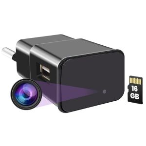 IUni IP1000 Spionagekamera, USB-Ladegerät, 16 GB, WLAN, 4K-Ansicht, Audio-Video, P2P 113955356