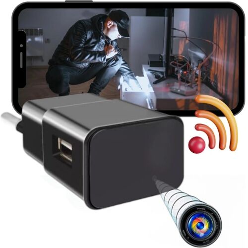 iUni IP1000 USB töltő kémkamera WiFi-vel és mozgásérzékeléssel