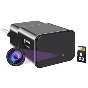 iUni IP1000 USB зарядно устройство шпионска камера с 8GB microSD карта - IUni